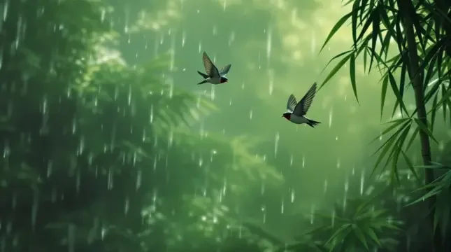 微雨燕双飞 - 69视频竹影清风影像